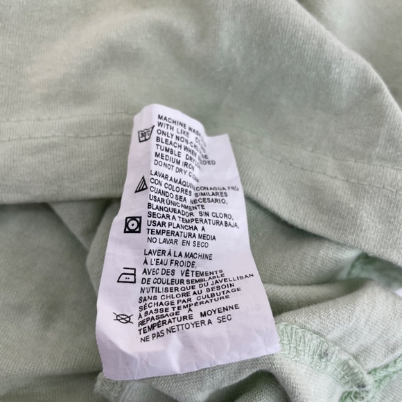 Dickies T-Shirt Women’s Medium Light Green Heavyweight Pocket - Picture 2 of 12